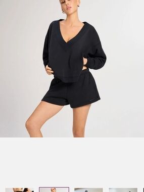 Savage X Fenty Black Athletic Lounge Set